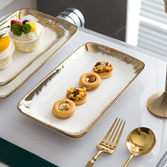 Keramikteller – Modernes quadratisches Design