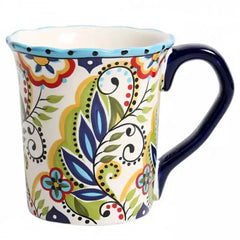 Porzellan-Keramiktasse – Handbemalt – 500ml