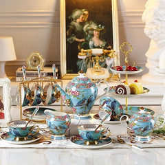 Kaffeeservice – Knochenporzellan – Europäischer Stil