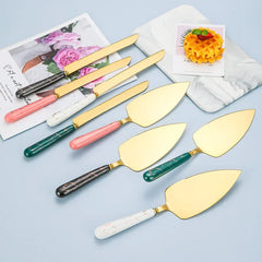 Edelstahl Kuchenschaufel – Keramikgriff, Luxuriöses Design