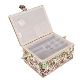Nähkorb – Florales Stoffdesign – 30.5x23x15.5 cm