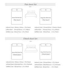 Luxuriöses Damastbettwäsche – Chinesischer Stil 5er Set