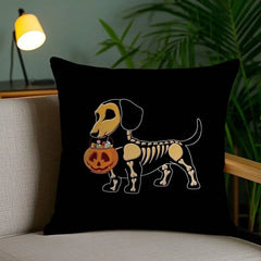 Halloween Kissenbezug – Plüsch Polyester Quadratisch – 45x45 cm