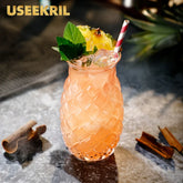 Ananas-Cocktailglas – Kreatives Glasdesign 480ml