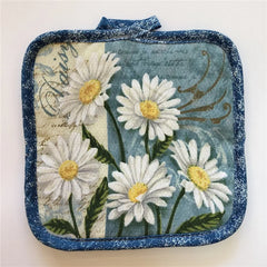 Hitzebeständiger Topflappen – Landhausstil – 16.5x16.5cm