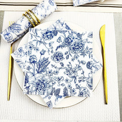 Florale Cocktail-Servietten – Frühlingsblumen – Hochzeiten/Partys