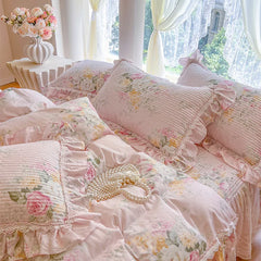 Bettbezug Set – Koreanischer Prinzessinnenstil – 100% Baumwolle