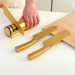 Messerschärfer – Edelstahl Design – Küchen-Essential