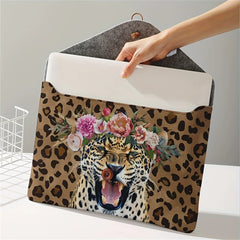 Cheetah Laptop-Tasche – Polyester-Design – Für Tablets