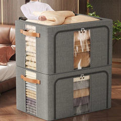 Grosser Kleiderkorb - Moderner Polyester - 100L Stauraum