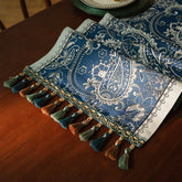 Leinen Tischläufer – Bauernhaus Blumen – Versch. Grössen