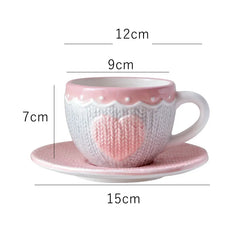 Kawaii Tee-Set – Porzellan & Handbemalt – 250ml