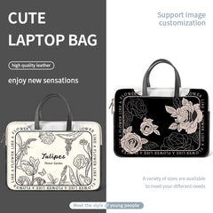 Laptop Tasche – PU Leder Graffiti – 13in bis 17in