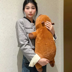 Capybara Plüschkissen – Plüsch, Weich – 65cm, 45cm, 85cm