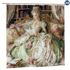 Duschvorhang – Viktorianischer Polyester – Verschiedene Grössen