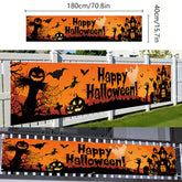 Halloween-Banner – Papierdesign – 1.8m Outdoor