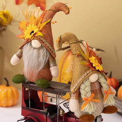 Rudolf-Puppe – Textil, Ahornblatt-Design