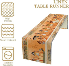 Tischläufer - Leinen Ägyptisch Design - 180x33cm