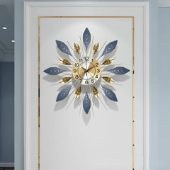 Wanduhr Kunst – Nordisch Stil für Wohnzimmer