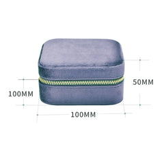 Schmuckbox Organizer – Samt Reiseetui – 10x10x5 cm