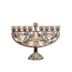 Metall Menorah – Klassisches Zinklegierung Design 17*13*5.5cm