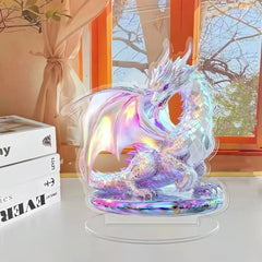 Acryl Drachenfigur – Eleganter Deko Akzent