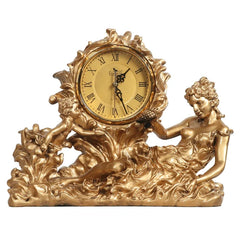 Quarztischuhr – Antikes Metall-Design