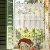 Boho Vorhang – Häkelspitze Quasten – Ideal für Küche