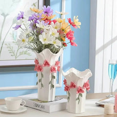 Keramik Blumen Vase – Europäisch Stil – 22x16.5cm