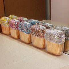 Zahnstocherhalter – Diamant Design – Kompakt, Reisefreundlich