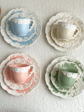 Vintage Kaffee Set – Porzellan – Mattes Rosendesign