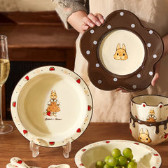 Keramik Hasenschale – Porzellan Relief Design – 11.4cm