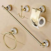 Badezimmer-Set – Gold Zinklegierung – 60cm