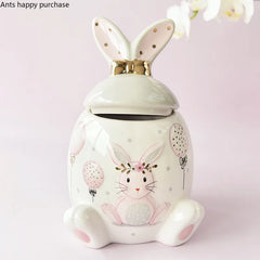 Kaninchen Keramikdose – Moderner Stil Küchenaufbewahrung