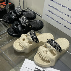 Schädel-Slides – EVA-Komfort für Strand & Zuhause