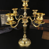 Kerzenhalter – Vintage Metall – 33x36.5 cm Deko