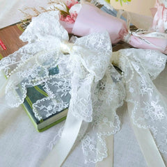 Vorhanghalter – Pastoral Spitze Perlen – 2 Stück