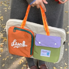 Laptop Aktentasche – Canvas & Polyester – 37x31x3cm