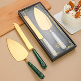 Edelstahl Kuchenschaufel – Keramikgriff, Luxuriöses Design