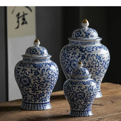 Porzellan Vorratsdose – Vintage Keramik – Grosse Grösse