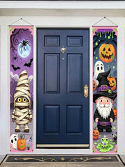 Halloween Balkonbanner – Cartoon Design – 180x30cm