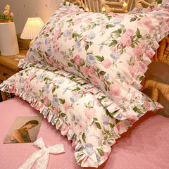 Körperkissenbezug – Floraler Baumwollprint – 48x74 cm Set