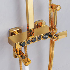 Regenduschen-System – Edelstahl Design – Höhenverstellbar