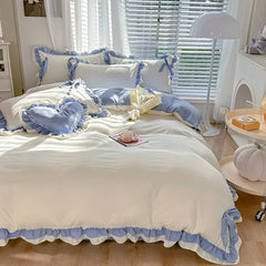 Koreanisches Princess-Bettwäsche Set – Waschbaumwolle – 1.5m/1.8m/2.0m