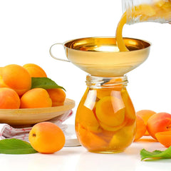 Goldener Edelstahltrichter – Weitmund, Mason Jars