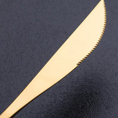 Gold Besteckset – Edelstahl – 24-teilig