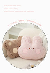 Bärenkissen – Samt & 3D – Sofakissen