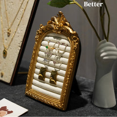 Samt-Schmucktablett – Bambus Design – 19cm bis 26cm