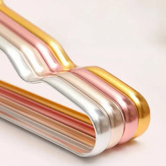Aluminium-Kleiderhaken – Metall Antirutsch Design - 10er Set