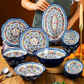 Keramikgeschirr Set – Boheme Blumenmuster – Verschiedene Grössen